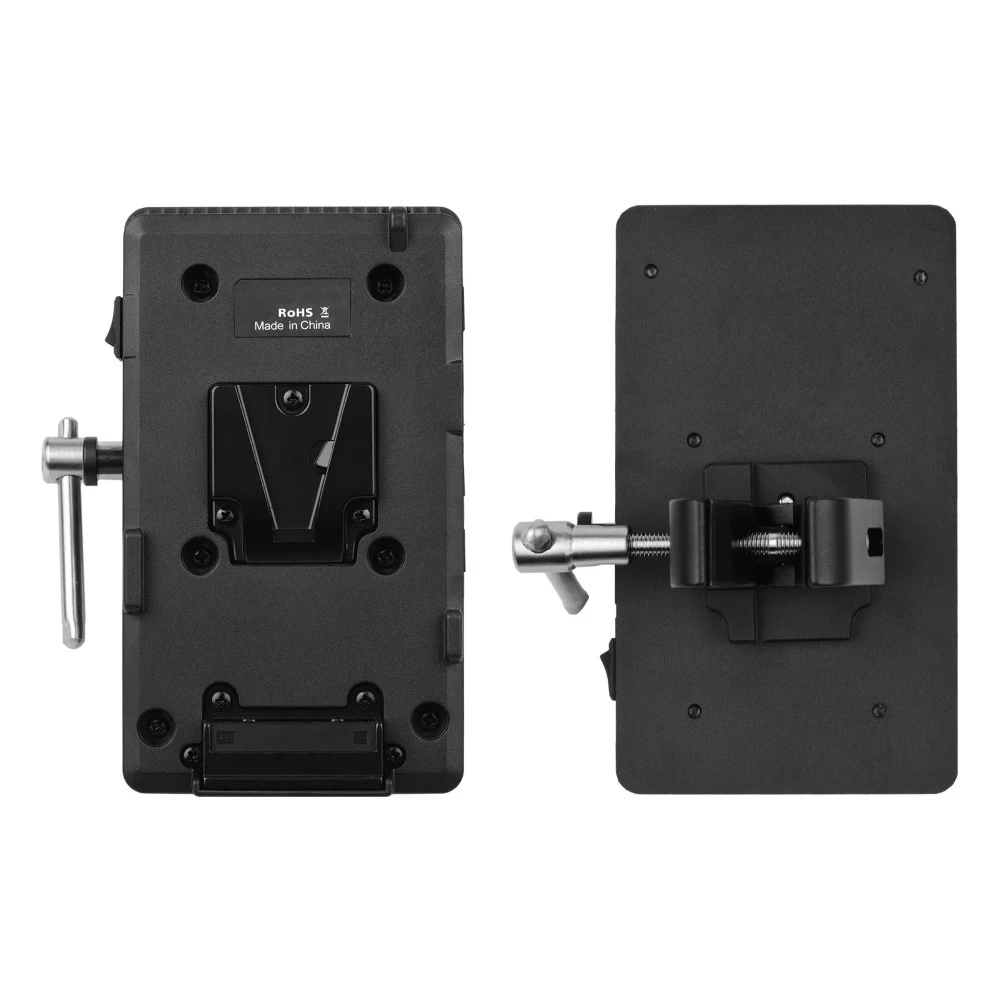 

V Mount V-Lock Battery Plate Adapter with Crab Pliers Clip NP-FZ100 Dummy Battery Replacement for Sony A7 A7R A9 A7R A6600