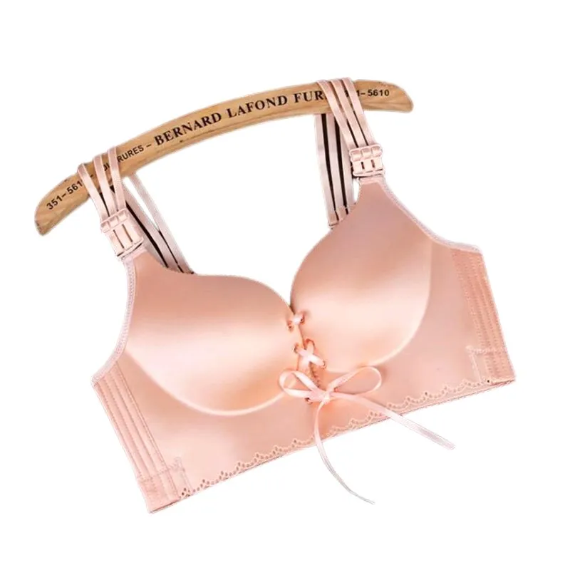 2 шт./компл. пуш ап Гладкий бюстгалтер размера плюс тонкий без косточек из