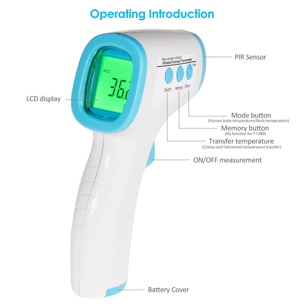 Термометр для младенца цифровой инфракрасный термометр лба температуры тела