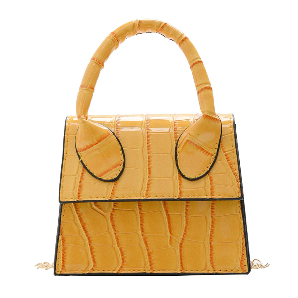 

Fashion Women Small Shoulder Bag Pleated Handle Daily PU Messenger Tote Handbag Popular Simple Female Daily Bag