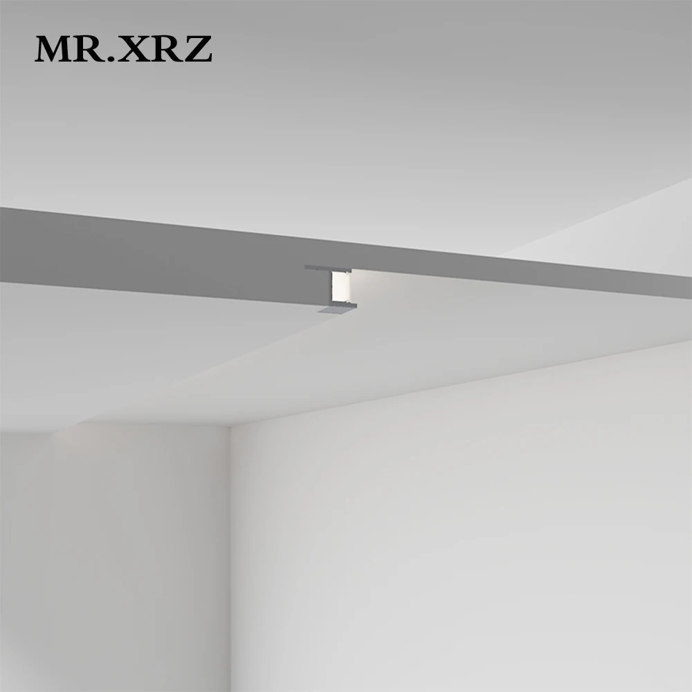 

MR.XRZ 6.5W 14.4W Single Linear LED Bar Lights Trimless Recessed Aluminum Profile Ceilig Led Wall Washer For Indoor Lighting