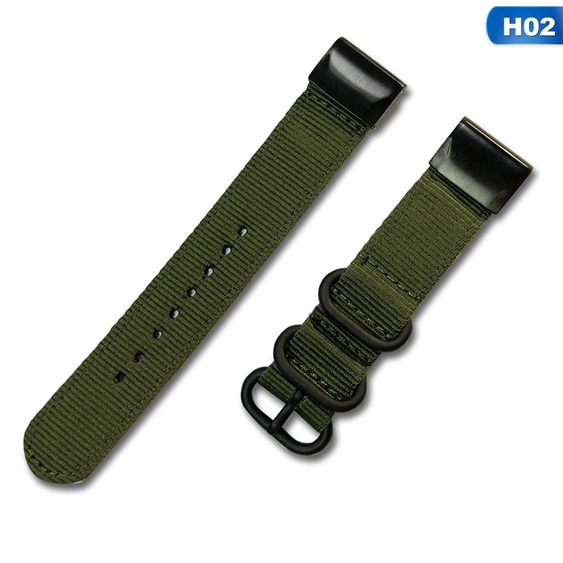 Quick Fit 26 мм/22 мм для NATO нейлон ремешок часов Garmin Fenix 5/5 Plus/Fenix 5X/Fenix 3/D2 Delta