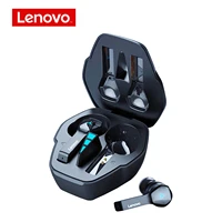 lenovo hq08 tws wireless bluetooth headphones with microphone earphones aac hifi music headset gamer earbuds 400mah charging bo