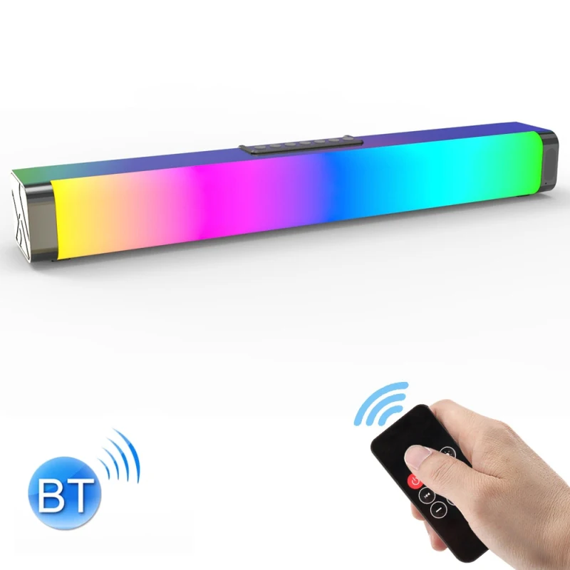 Звуковая панель LP-18 20 Вт Bluetooth разъем USB 3 5 мм аудиоразъем динамик с подсветильник