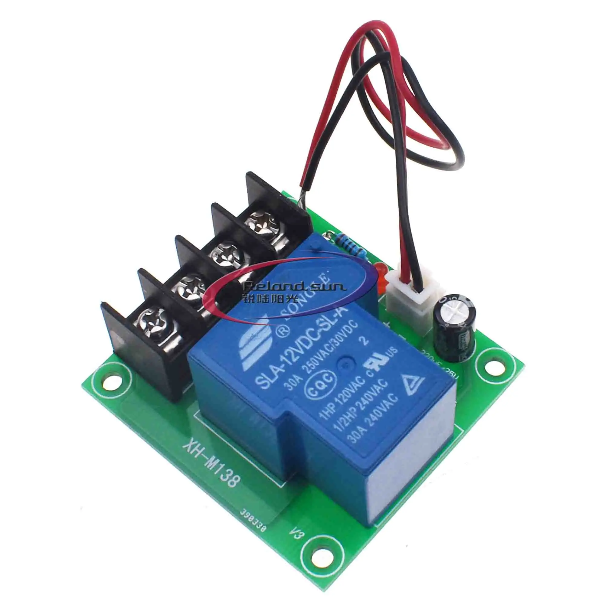 Плата переключателя высокого тока 30 А, плата реле 12 В, контроль входного переключателя 30 А, выход