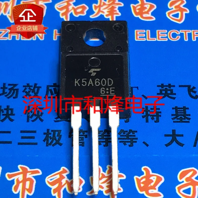 

Оригинал 6 шт./лот K5A60D TK5A60D TO-220F 600V 5A