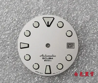 

Watch dial size 28.5mm fit NH35 .NH36.4R /6R movement small mm super C3 luminous 28.5mm