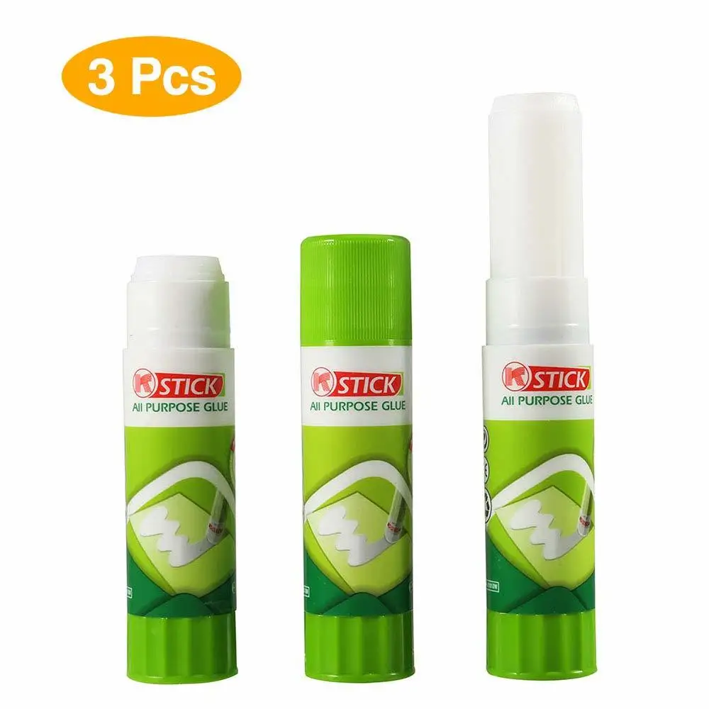 Клеевые стержни для 3D-принтера 3 шт. твердых наклеек ABS PLA и PETG филамента на