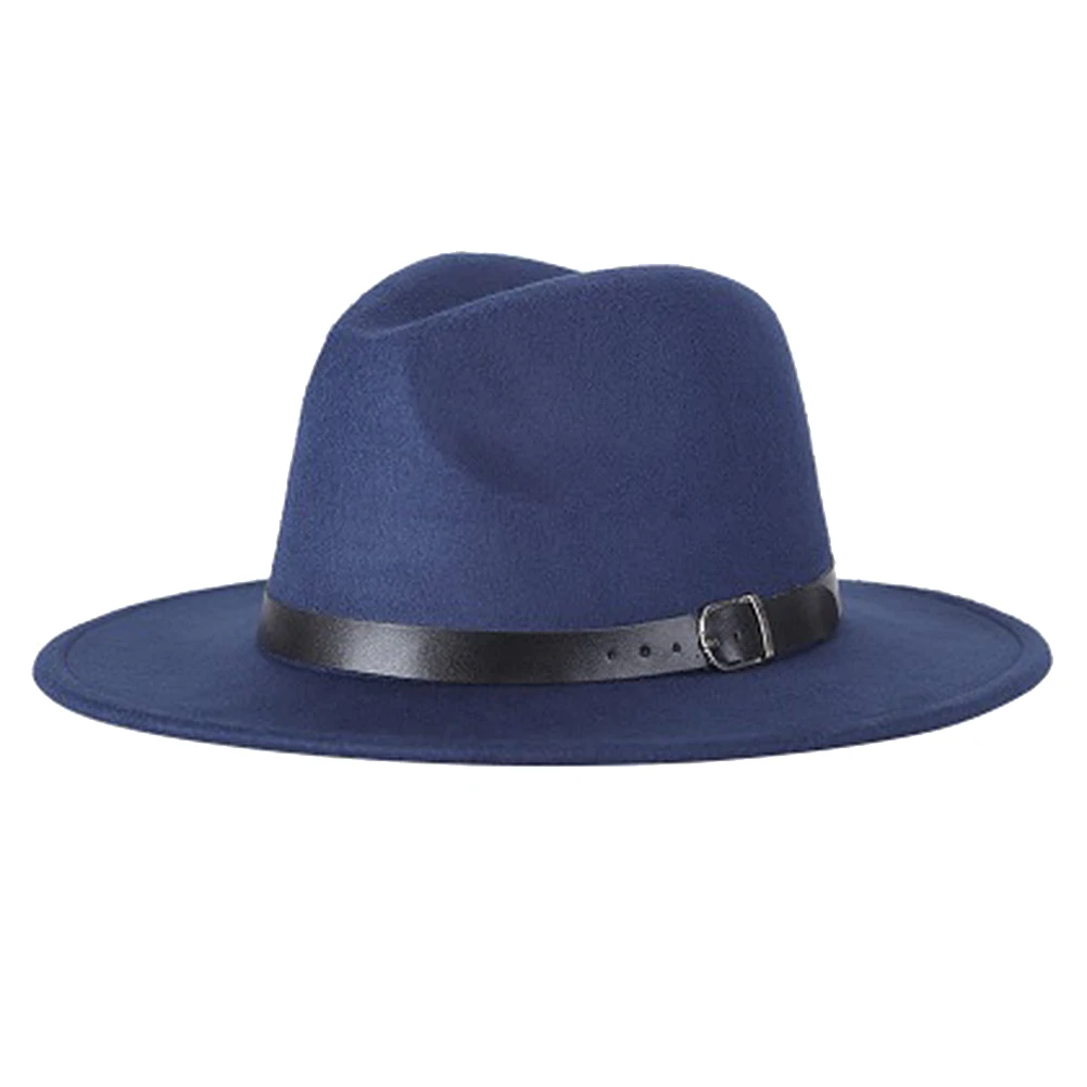 Felt Fedora Hat Wide Brim Floppy Sun Panama Cowboy for Beach Church Unisex C55K Sale | Спорт и развлечения