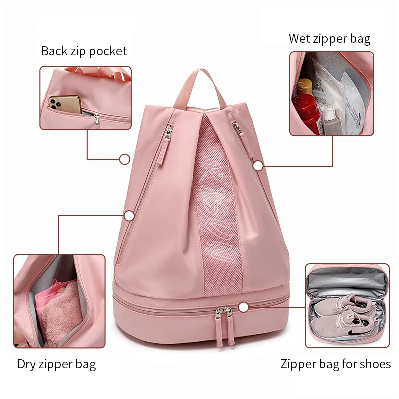 2021 дорожная багажная сумка сумки для спортзала водонепроницаемая женская йоги