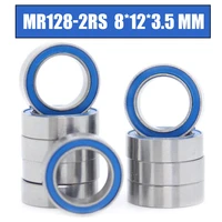 mr128rs bearing abec 3 10pcs 8123 5 mm miniature mr128 2rs ball bearings rs mr128 2rs with blue sealed l 1280dd