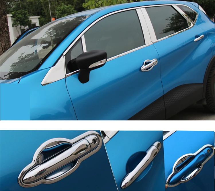 Крышка ручки двери для Renault Captur ABS хромированная крышка комплект отделки 2013 2017