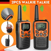 2pcs walkie talkie handheld radio 22 channels set 10 km uhf 400 470 mhz dual band mini radio communication transceiver for camp