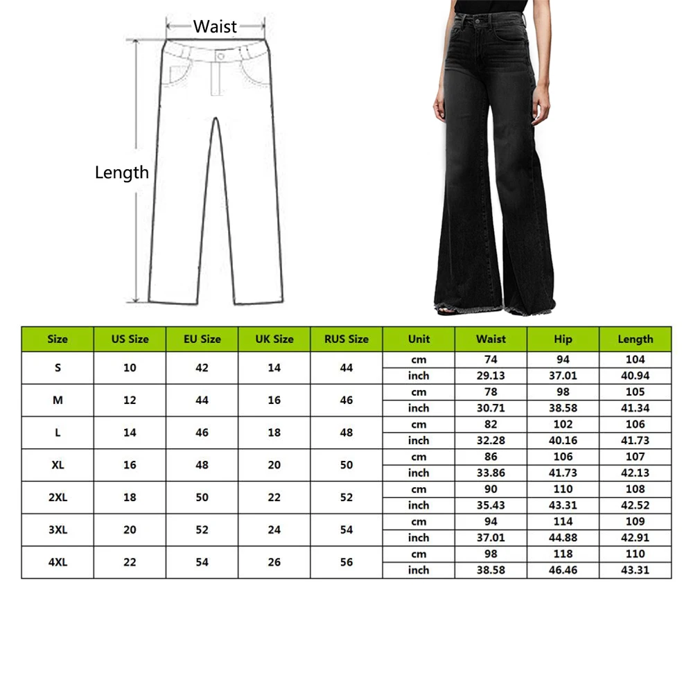 

Fashion Brand Elastic Jeans Women Button Washed Denim Pants Femme Pocket Trouser Boot Cut Straight Line Flare Jeans Mujer