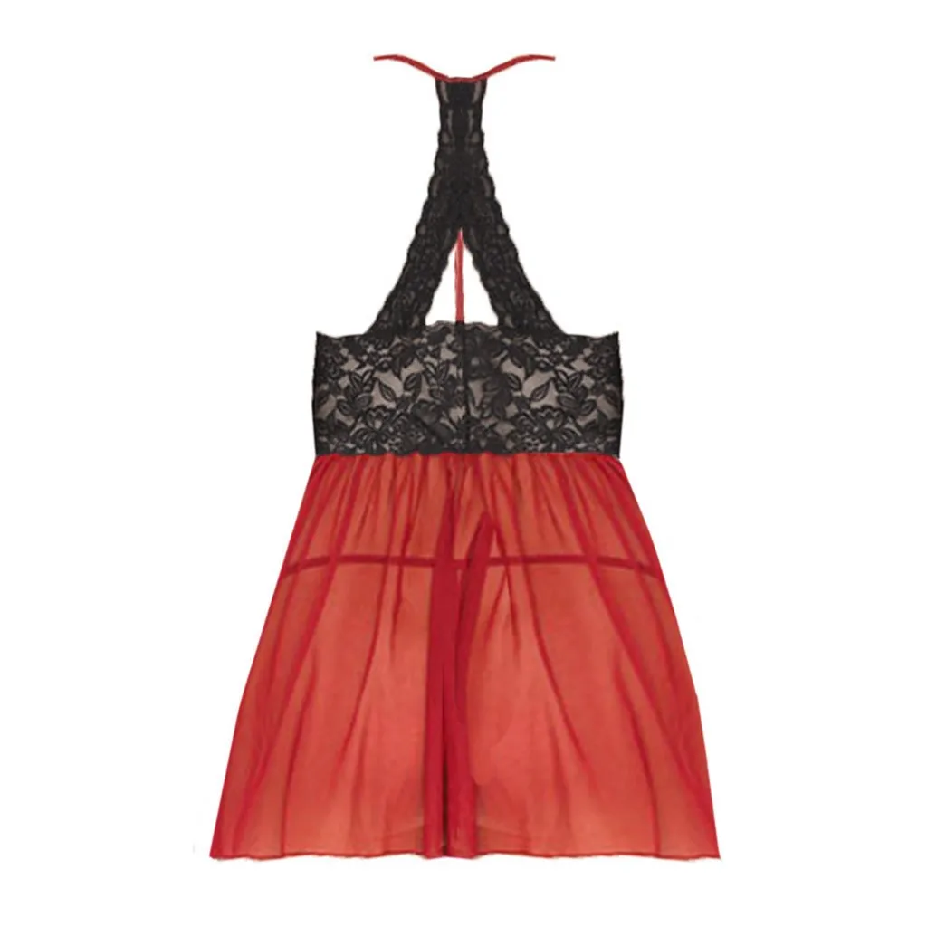 Эротическое сексуальное женское белье пижамы кружевное Сексуальное в стиле babydoll