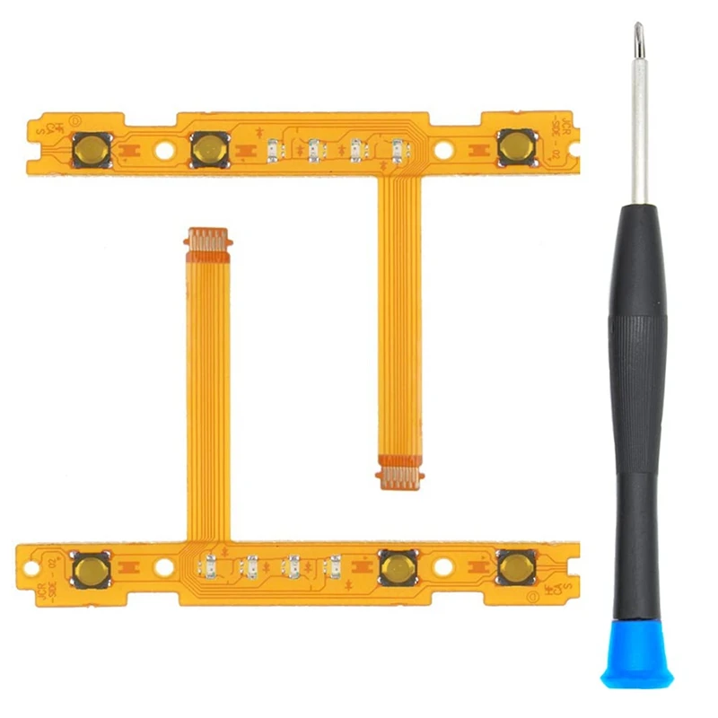 

2 Pieces of Sl and Sr Button Ribbon Flexible Cables Compatible with for Nintendo Switch Joy-Con Controller