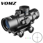 Тактический лазерный прицел VOMZ 3.5X30 RGB, красный зеленый точечный комбинированный компактный оптический прицел с тройной подсветкой