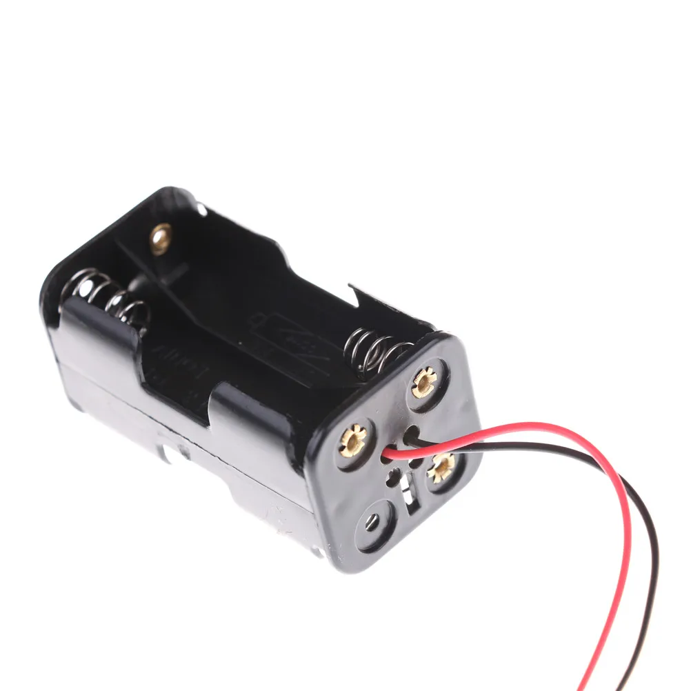 

Case 4 x AA JST Connector Battery Insert Compartment for 1/8 1/10 1/16 RC Hobby Model Nitro Car Receiver Battery Pack Box