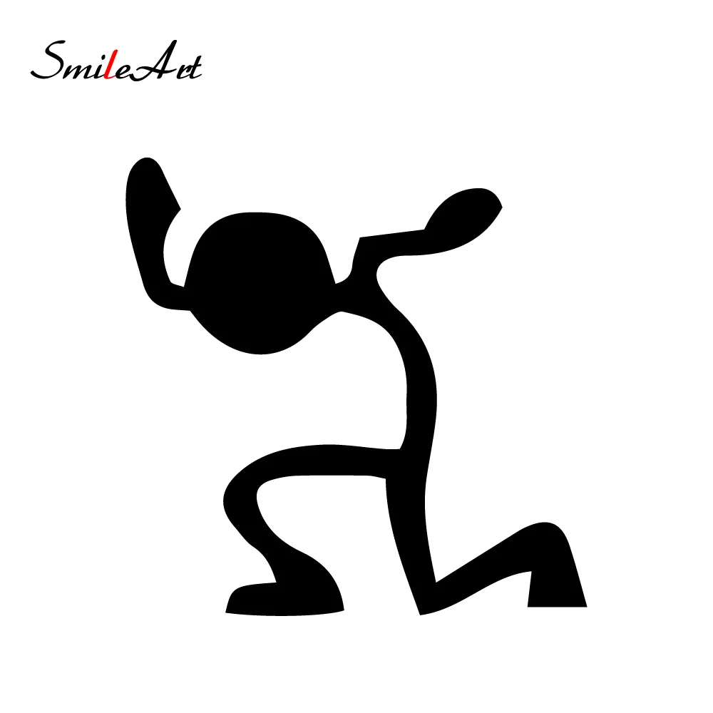 Мультфильм Matchstick Мужская наклейка s Автомобильная Виниловая Наклейка для