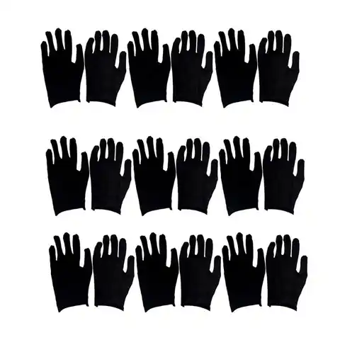 Перчатки хлопковые, перчатки для защиты рук, для уборки дома, 12 пар