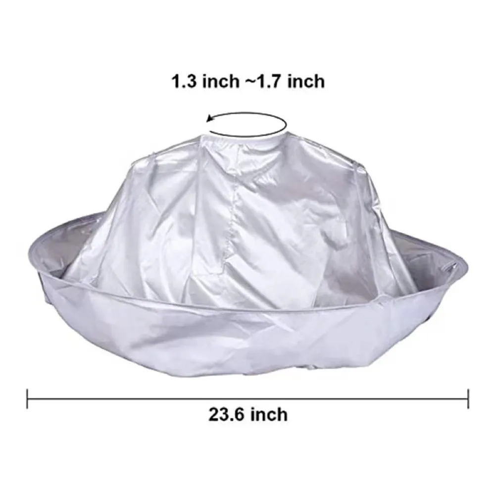 

1 PCS high-grade adult medium haircut cloth foldable haircut cloth cloth shatter-resistant three-dimensional cloak cloth