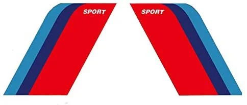 

Для 2xFender полосы Hash Marks-Виниловая наклейка универсальная Фотографическая полоса 2 шт. наклейка Светоотражающая наклейка