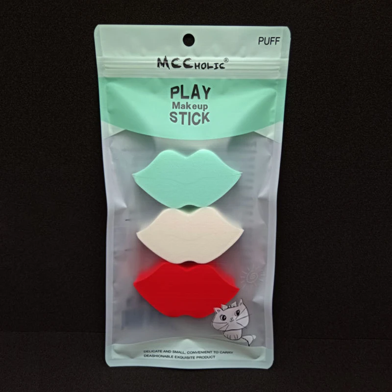 3 шт./лот треугольной формы конфетного цвета Мягкая Волшебная Очищающая Накладка