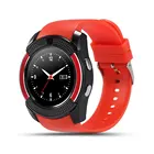 Мужские спортивные Смарт-часы V8 с Bluetooth, часы с сенсорным экраном, Смарт-часы с камерой, слотом для Sim-карты, Android-телефон, новинка 2020