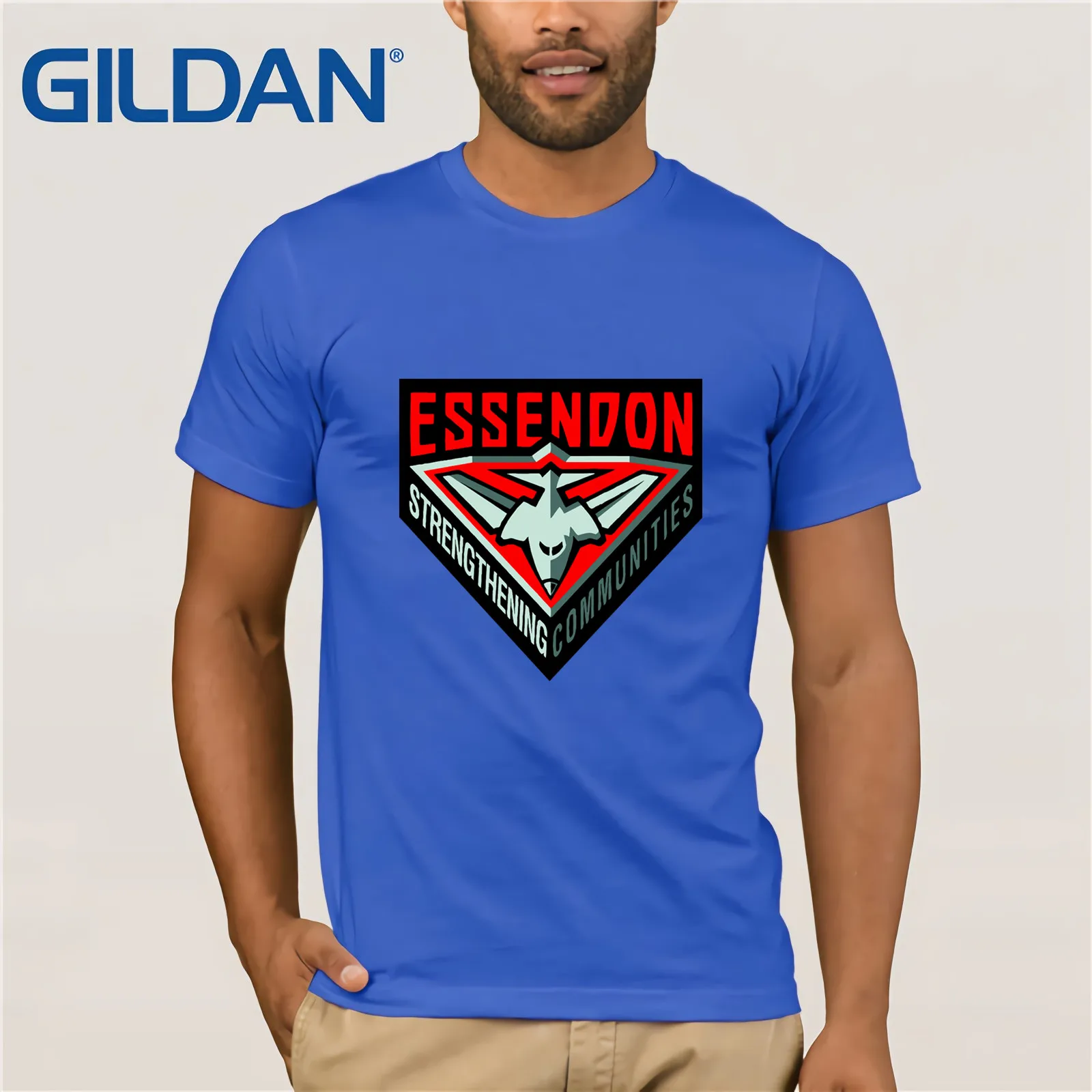 Essendon Bombers австралийский футболист Клуб Мужская футболка новый классический