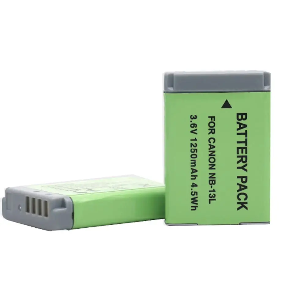 3 шт. аккумуляторы на 1250 мАч с двумя USB портами для Canon PowerShot G5X G7X G9X G7 X Mark II G9 SX620 SX720
