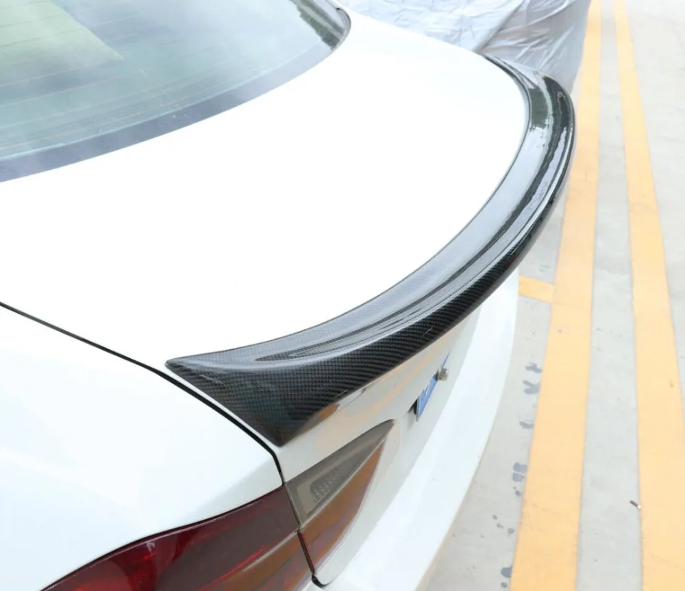 Углеродное волокно заднего крыло багажника выступ Спойлеры подходит для 05 11 BMW 3