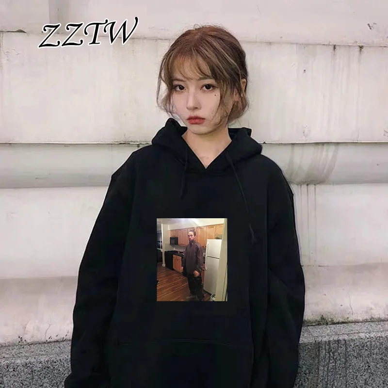 

Модная женская толстовка с длинным рукавом Harajuku толстовки Роберт Паттинсон стоячий мем Свитшот Женская графическая Одежда Топы Робер