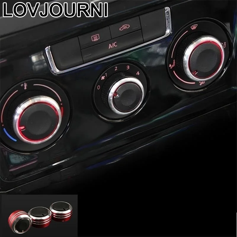 Автомобильный Кондиционер кнопка ручка интерьера модифицированный хром