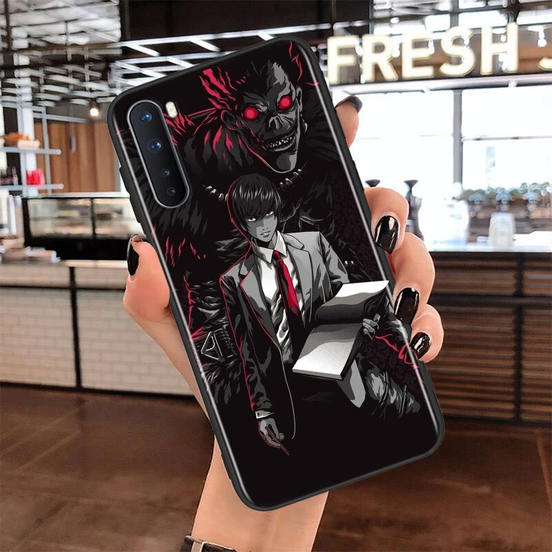 

Soft TPU Cover Anime Death Note for OnePlus Nord N100 N10 8T 8 7T 7 6T 6 5T Pro Black Phone Case