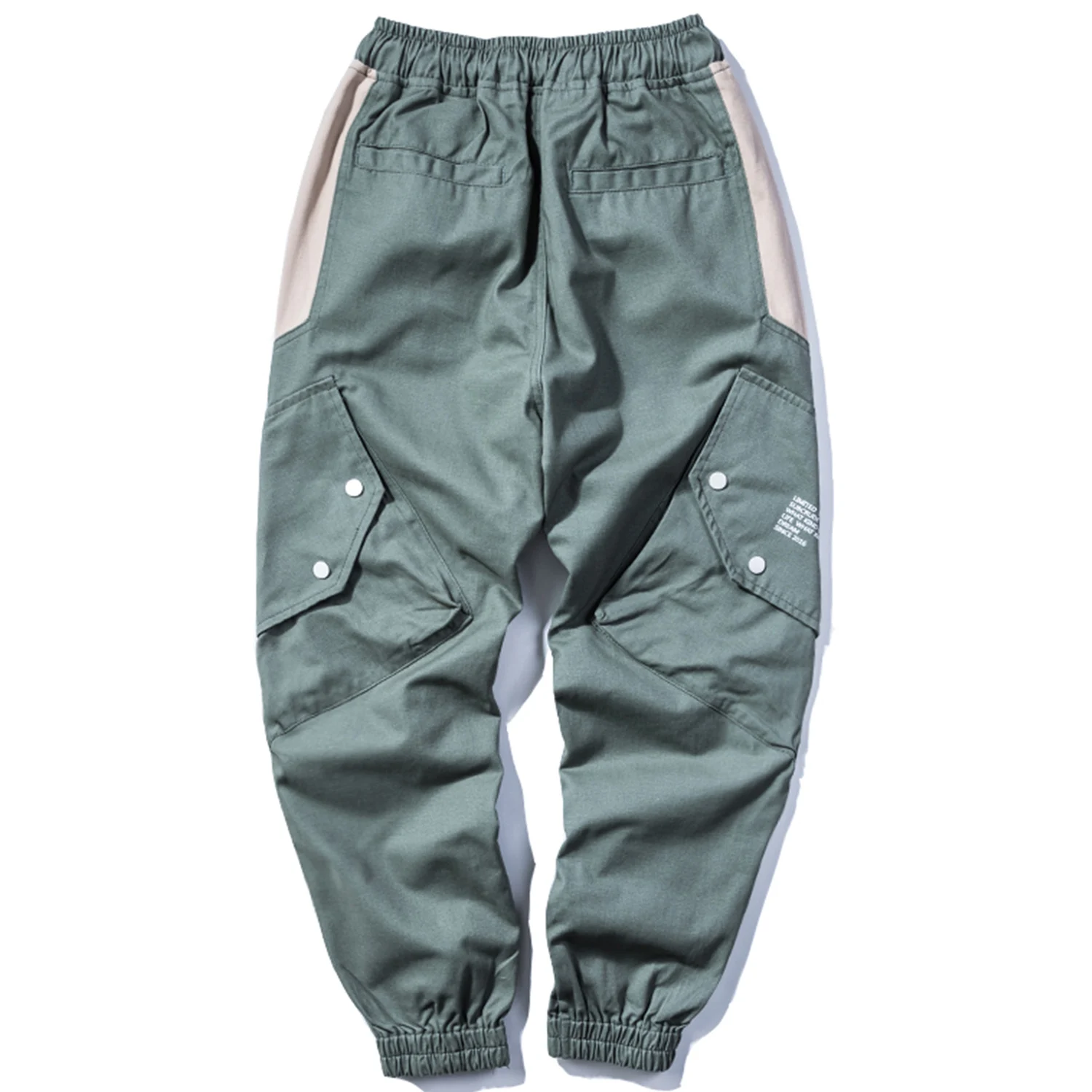 Oufisun для мужчин в стиле пэчворк девочек с большими карманами брюки-карго Для Harajuku