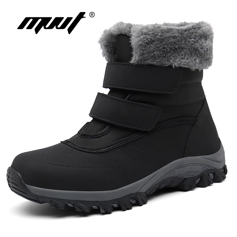 

Women Boots Waterproof Winter Shoes Women Snow Boots Platform Keep Warm Mid-Calf Winter Boots With Fur Heels Botas Mujer