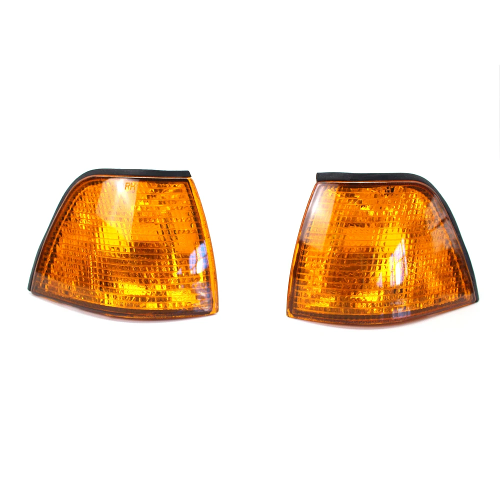 Левый + правый евро янтарные угловые огни для BMW E36 3 серии 318ti/328i/318i 4DR Седан 92