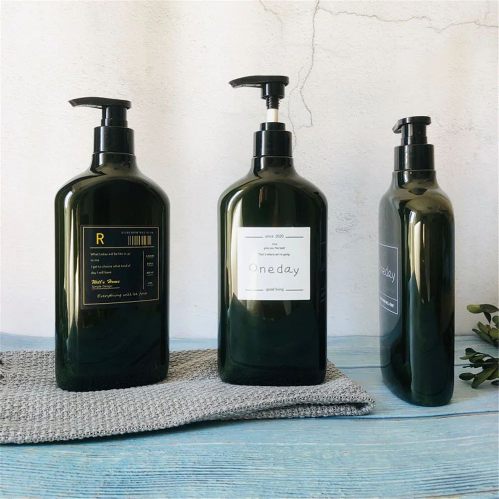 Минималистичный Ins диспенсер для шампуня и мыла бутылка шикарный скандинавский