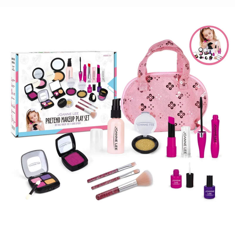 

Children's Kids Girls Makeup Set Cosmetic Pretend Play Kit Princess Toy Gift