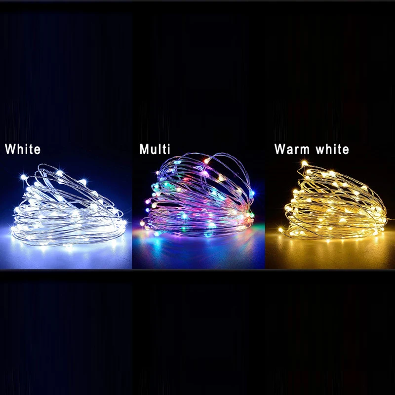 Светодиодная гирлянда с зажимом для фотографий 2 м/5 м/10 м USB улицы прищепками