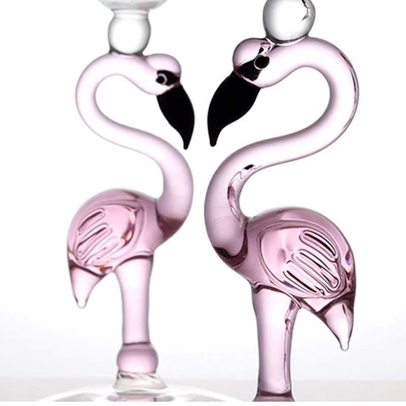 

2Pcs/Set Creative Wine Glass Bordeaux Cocktail Cup Champagn Flamingo Goblet Party Bar Drinkware Wedding Gifts