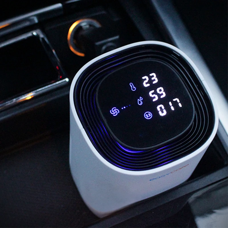 

Digital Display Car Home Air Purifier Gesture Control Air Cleaner Remove Formaldehyde PM2.5 Bacteria Smoke Air Freshener