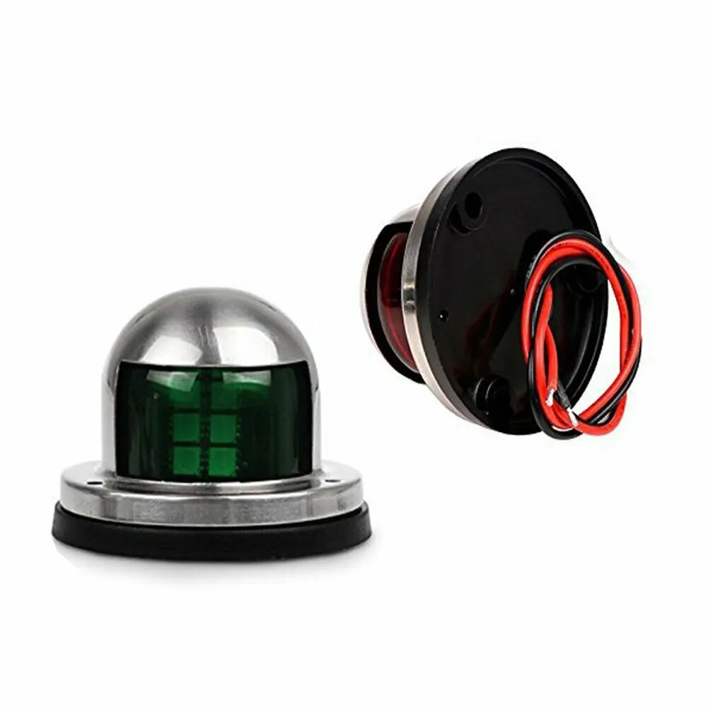 1 пара светодиодные лампы для лодки морской яхты понтон 12V Нержавеющая сталь LED
