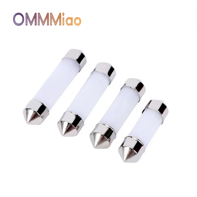 

Автомобильная светодиодная лампа для чтения, лампа на крышу с двойным заостренным носком, прозрачная керамическая трубка, 31/36/39/41 мм, COB, авто...