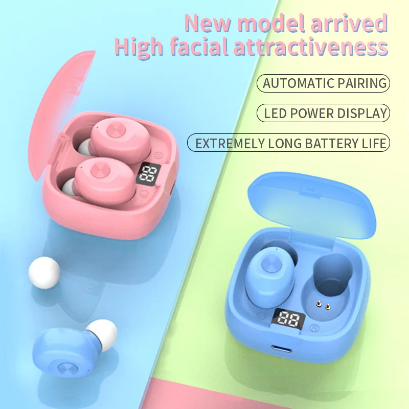 

XG8 TWS Wireless Bluetooth Headset Sport In Ear Earphone Mini Stereo Sound IPX5 Waterproof with Power Display Charging Case