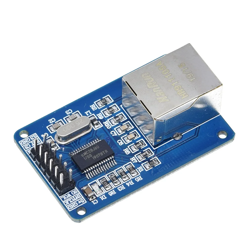 ShengYang 1 шт. ENC28J60 Ethernet LAN сетевой модуль схема для arduino 51 AVR LPC STM32 3,3 В