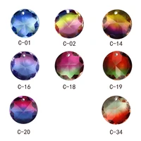 mixed round crystal glass one hole rhinestones fancy stones for craft glue christmas clothing pendant accessories