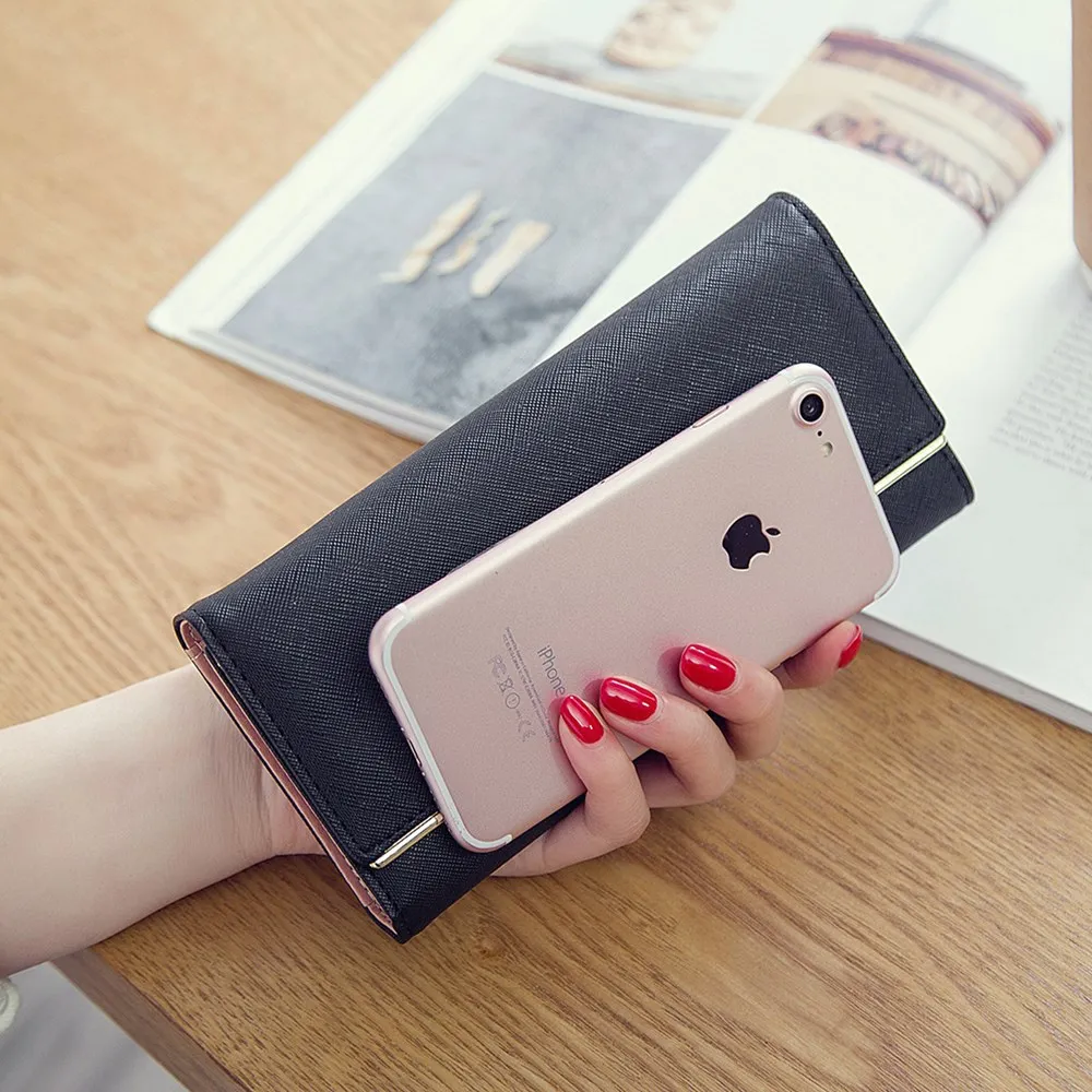 Women's Wallet Women Purse Portefeuille Femme Fashion Long Female Design Coin Purses Ladies Clutch | Багаж и сумки