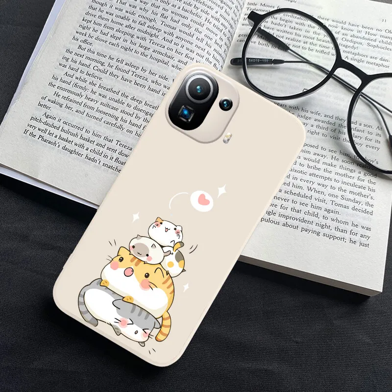 

Cute cartoon Phone Case For XIAOMI 10 LITE 5G 10S PRO ULTRA 11 6X 8 9 CC9E POCO M3 NFC X3 Anti-fall Back Cover