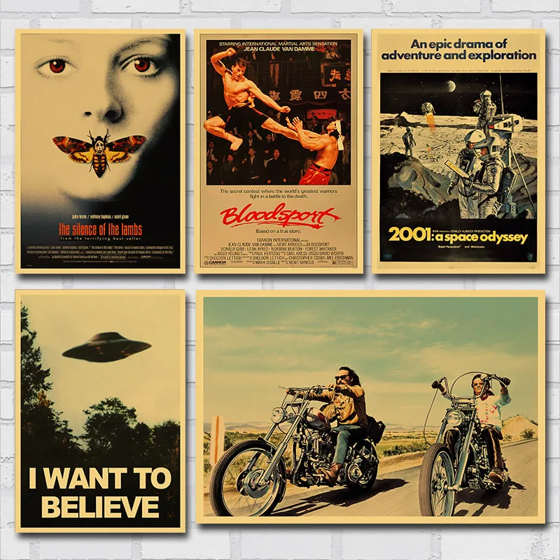 Я хочу верить в X файлы Easy Rider Mad Max классический кинопостер винтажная Печать на